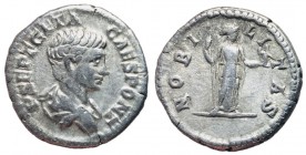 Geta, 209 - 211 AD, Silver Denarius, Nobilitas