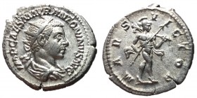 Elagabalus, 218 - 222 AD, Silver Antoninianus, Mars