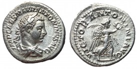 Elagabalus, 218 - 222 AD, Silver Denarius, Victory