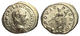 Elagabalus, 218 - 222 AD, Silver Denarius, Providentia, Unpublished?