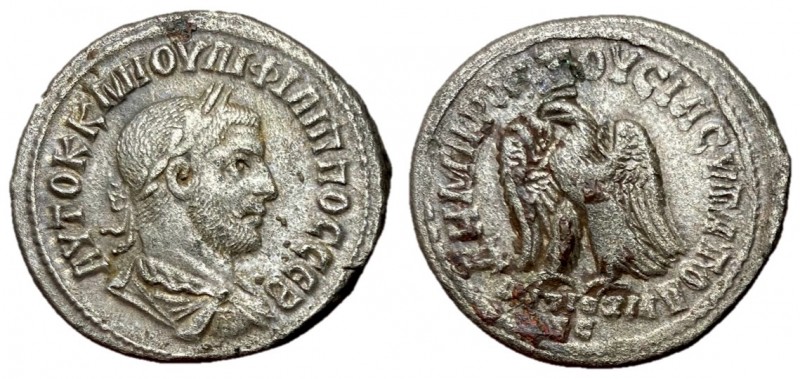 Philip I, 244 - 249 AD
Billon Tetradrachm, Seleucis & Pieria, Antioch Mint, 28m...