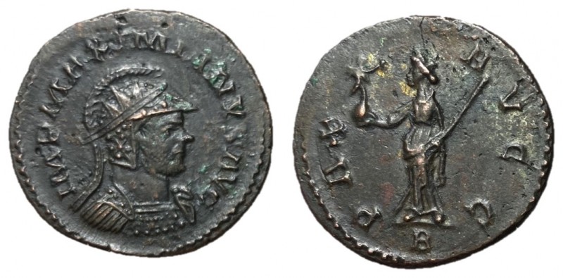 Maximianus, 286 - 305 AD
AE Antoninianus, Lugdunum Mint, 23mm, 3.63 grams
Obve...