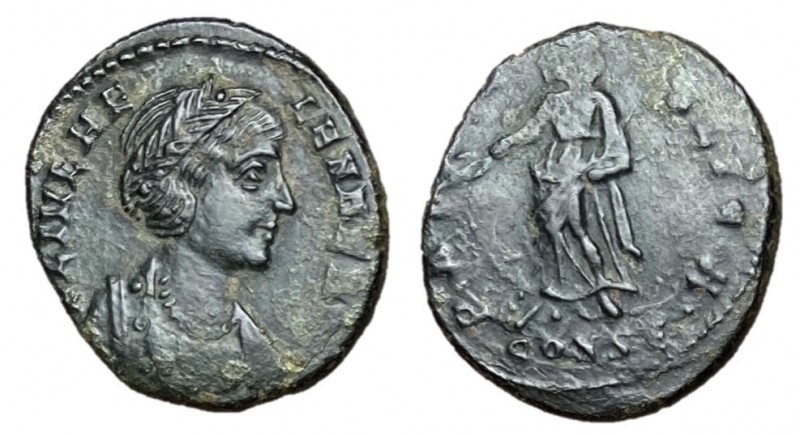 Helena, Issue by Constantine, 326 - 327 AD
AE Follis, Constantinople Mint, 16mm...