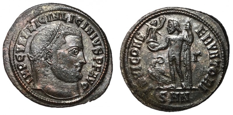 Licinius I, 308 - 324 AD
AE Follis, Nicomedia Mint, 23mm, 3.36 grams
Obverse: ...