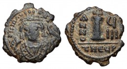 Maurice Tiberius, 582 - 602 AD, Decanummium of Theoupolis