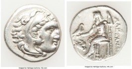 MACEDONIAN KINGDOM. Alexander III the Great (336-323 BC). AR drachm (18mm, 4.22 gm, 5h). VF. Posthumous issue of Lampsacus, ca. 310-301 BC. Head of He...