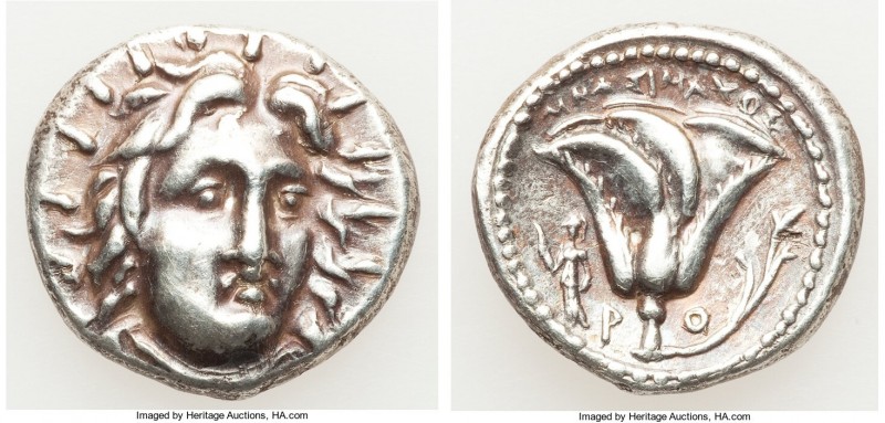 CARIAN ISLANDS. Rhodes. Ca. 250-230 BC. AR didrachm (20mm, 6.67 gm, 12h). About ...
