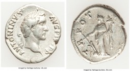 Antoninus Pius (AD 138-161). AR denarius (19mm, 3.23 gm, 6h). VF. Rome, AD 139. ANTONINVS-AVG PIVS PP, laureate head of Antoninus Pius right / TR POT ...