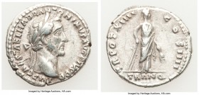 Antoninus Pius (AD 138-161). AR denarius (18mm, 3.15 gm, 7h). VF. Rome, AD 151-152. IMP CAES T AEL HADR ANTONINVS AVG PIVS P P, laureate head of Anton...