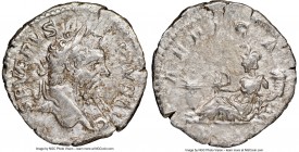 Septimius Severus (AD 193-211). AR denarius (19mm, 12h). NGC Choice VF. Rome, AD 201-210. SEVERVS-PIVS AVG, laureate head of Septimius Severus right /...