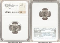 Severus Alexander (AD 222-235). AR denarius (18mm, 1.99 gm, 6h). NGC XF 5/5 - 2/5 Rome, AD 230. IMP SEV ALE-XAND AVG, laureate bust of Severus Alexand...