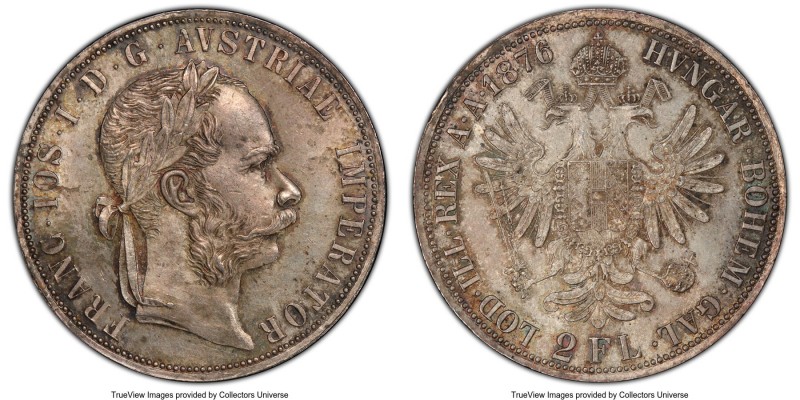 Franz Joseph I 2 Florin 1876 MS64 PCGS, KM2233. 

HID09801242017

© 2020 Her...