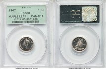 George VI Specimen "Maple Leaf" 10 Cents 1947 SP66 PCGS, Royal Canadian mint, KM34.

HID09801242017

© 2020 Heritage Auctions | All Rights Reserve...