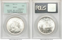 George V Dollar 1935 MS65 PCGS, Royal Canadian mint, KM30. Mint bloom, untoned. 

HID09801242017

© 2020 Heritage Auctions | All Rights Reserved