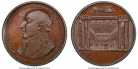 "Marquis of Camden" bronzed copper Specimen Medal 1835 SP66 PCGS, Eimer-1282. 44mm. Marquis of Camden installed as Chancellor of Cambridge University....