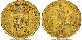Utrecht. Provincial gold 14 Gulden 1761 UNC Details (Reverse Scratched) NGC, KM104. 

HID09801242017

© 2020 Heritage Auctions | All Rights Reserv...