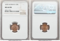 Oscar II Ore 1878 MS66 Brown NGC, Kongsberg mint, KM352. Glossy brown surface. 

HID09801242017

© 2020 Heritage Auctions | All Rights Reserved