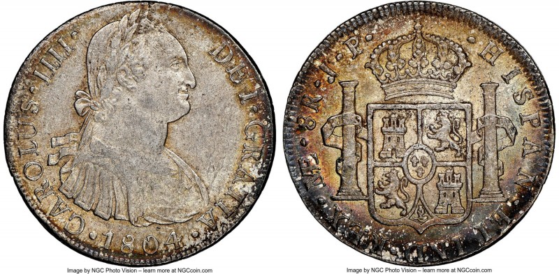 Charles IV 8 Reales 1804 LM-JP AU58 NGC, Lima mint, KM97.

HID09801242017

©...