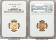 Republic gold 1/2 Pond 1894 AU58 NGC, KM9.2. AGW 0.1196 oz. 

HID09801242017

© 2020 Heritage Auctions | All Rights Reserved