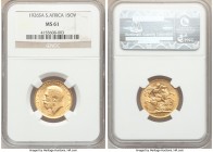 George V gold Sovereign 1926-SA MS61 NGC, South Africa mint, KM21.

HID09801242017

© 2020 Heritage Auctions | All Rights Reserved