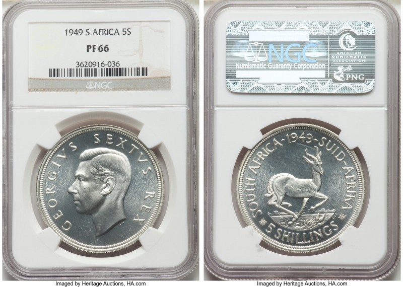 George VI Proof 5 Shillings 1949 PR66 NGC, KM40.1. 

HID09801242017

© 2020 ...