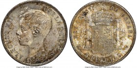 Alfonso XIII 5 Pesetas 1898(98) SG-V MS64 NGC, Madrid mint, KM707.

HID09801242017

© 2020 Heritage Auctions | All Rights Reserved