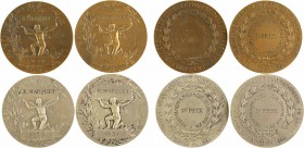 Anonyme : Société d'Enseignement professionnel du Rhône, lot de 4 médailles de prix, 1929-1931 Paris

SUP+. Bronze, 41,0 mm, 30,80 g, 12 h

Corne ...