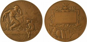 Borrel (A.) : Aux Sciences (médaille de prix), 1951 Paris

SPL. Bronze, 50,0 mm, 60,60 g, 12 h

Corne d'abondance

Splendide exemplaire attribué...