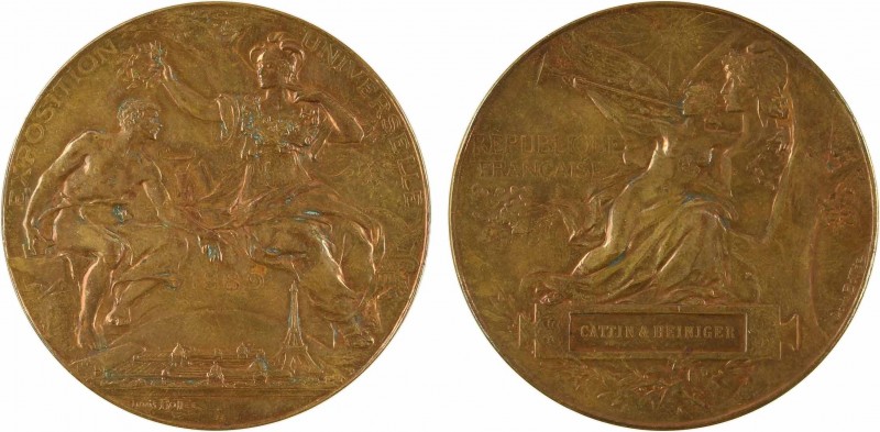 Bottée (L.) : Exposition Universelle de Paris, 1889 Paris

SUP+. Bronze, 63,0 ...