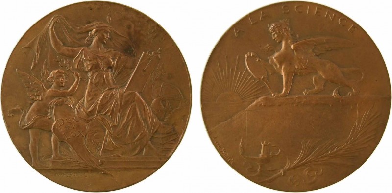 Bottée (L.) : Les sciences, s.d. (1894) Paris

SPL. Bronze, 50,0 mm, 61,50 g, ...