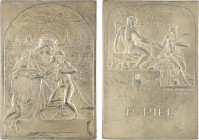 Bottée (L.) : Les parisiens de Paris, 1900 Paris

SUP. Bronze argenté, 70,0 mm, 99,60 g, 12 h

Corne d'abondance

Exemplaire nettoyé, attribué a...