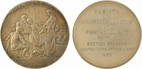 Bottée (L.) : prix de la Société des Architectes, 1939 Paris

SPL, R. Argent, 50,5 mm, 65,20 g, 12 h

(Corne)2

Attribution au revers. Rare en a...