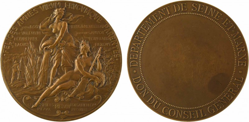 Bourgeois (M.) : Conseil Général de Seine et Marne, s.d. Paris

SPL. Bronze, 6...