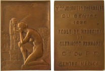 Camus (J.) : Ve journées thermales de Clermont-Ferrand, 1930

SUP. Bronze, 62,5 mm, 79,70 g, 12 h

Triangle

Petites traces de manipulation