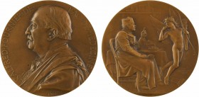 Chaplain (J.-C.) : Professeur Alfred Fournier (médecine), 1902 Paris

SPL. Bronze, 68,0 mm, 139,70 g, 12 h

Corne d'abondance

Exemplaire de tou...