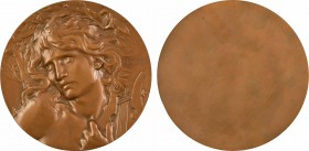 Coudray (L.) : Orphée, s.d. (1899) Paris

SPL. Bronze, 113,0 mm, 314,70 g, 12 h

Corne d'abondance

Splendide exemplaire uniface de grand module...