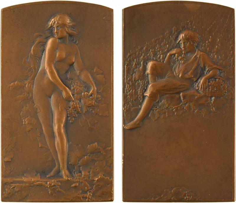 Coudray (L.) : Viticulture, s.d. Paris

SPL. Bronze, 71,9 mm, 71,90 g, 12 h
...