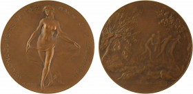 Coudray (L.) : Concours de danse, 1913 Paris

SPL. Bronze, 51,0 mm, 64,80 g, 12 h

Corne d'abondance

Splendide exemplaire attribué au droit