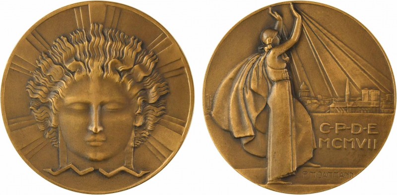 Dammann (P. M.) : 25 ans de la CPDE, 1907-1932 Paris

SPL. Bronze, 64,0 mm, 10...