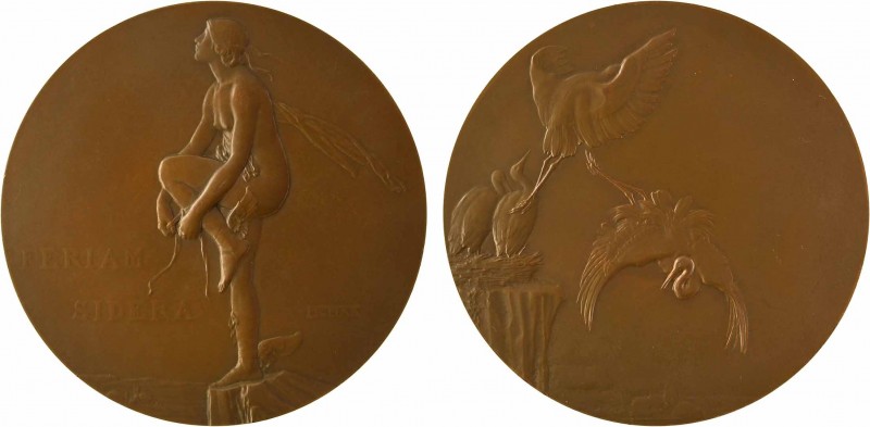 Dammann (P.-M.) : Feriam Sidera, 1973 Paris

SPL. Bronze, 90,0 mm, 273,50 g, 1...