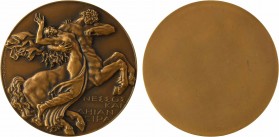 Delamarre (R.) : l'enlèvement de Déjanire par le centaure Nessus, s.d. (1944) Paris

SPL, R. Bronze, 81,0 mm, 244,30 g, 12 h

Corne d'abondance
...