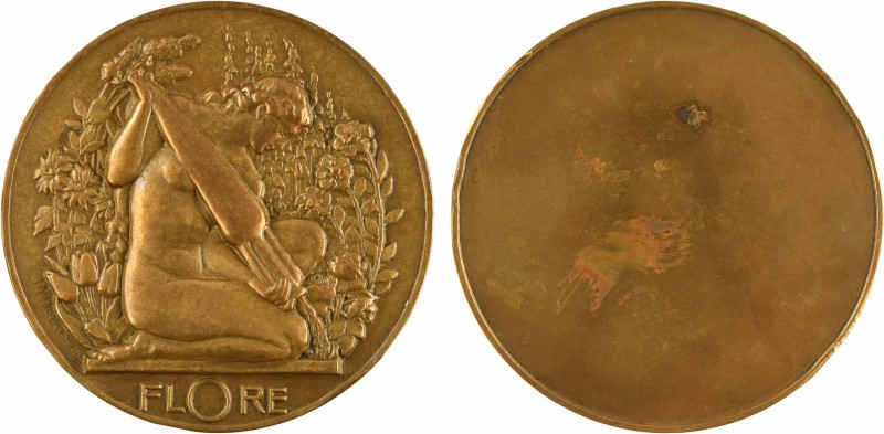 Delannoy (M.) : Flore, s.d. Paris

TTB+. Bronze, 72,0 mm, 165,30 g, 12 h

Co...