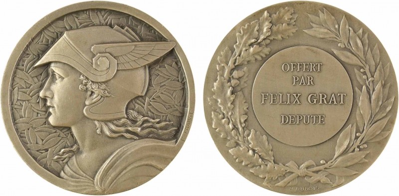 Fraisse (F.) : médaille offerte par le député Félix Grat, s.d. Paris

SPL. Bro...