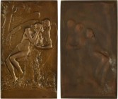 Grégoire (R.) : Le Temps consolateur, s.d. (c.1900) Paris

SPL. Bronze, 197,0 mm, 282,00 g, 12 h

Infimes taches superficielles pour cette rare et...