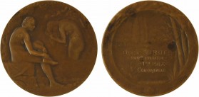 Lafleur (A.) : Baigneuses, s.d. Paris

SUP+. Bronze, 54,5 mm, 76,30 g, 12 h

Corne d'abondance

Attribution au revers
