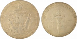 Lefèbvre (H.) : les révolutions françaises, de 1782 à 1870, s.d. Paris

SUP. Bronze argenté, 82,0 mm, 221,10 g, 12 h

Triangle

Infimes traces p...