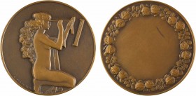 Mascaux (C.-L.) : la Coiffure, s.d

SPL. Bronze, 50,5 mm, 51,63 g, 12 h

Triangle