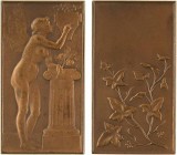 Mouchon (E.) : Génie à la tablette, s.d. Paris

SPL. Bronze, 54,0 mm, 40,60 g, 12 h

Corne d'abondance