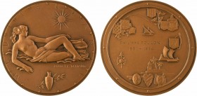 Renard (M.) : Méditerranée, 1934 Paris

SPL. Bronze, 72,0 mm, 164,40 g, 12 h

Corne d'abondance

Attribution au revers