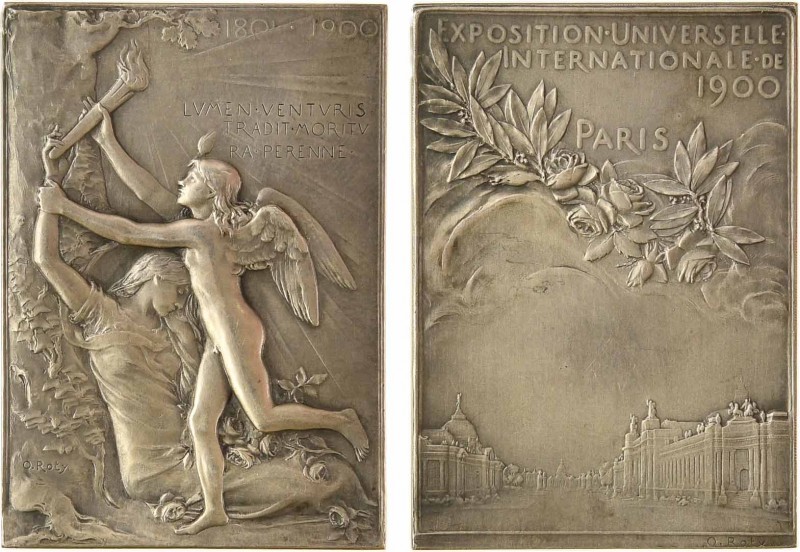 Roty (L.-O.) : Exposition Universelle de Paris, 1900 Paris

SPL. Bronze argent...